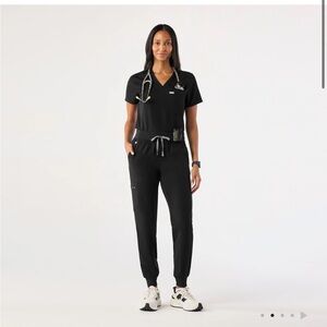 Figs Zamora Jogger Scrub Pants in Black Size M (A5)